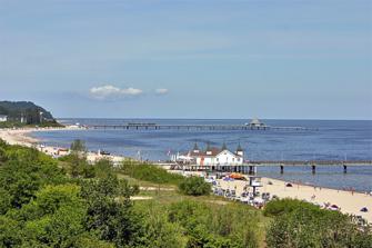 Ostseeurlaub auf Usedom - Seebrücken Kaiserbäder