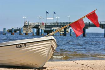 Strand und Seebrücke Bansin